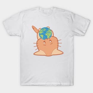 The world is Meow. T-Shirt